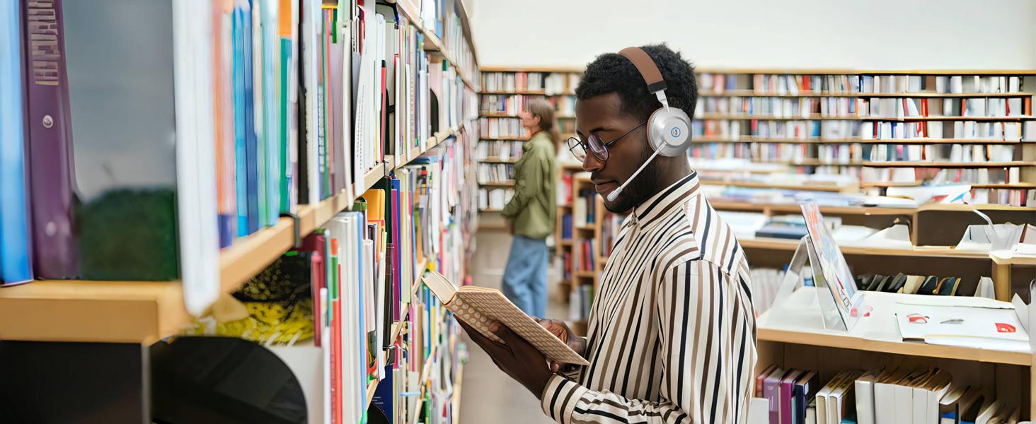 wireless work headset with mic