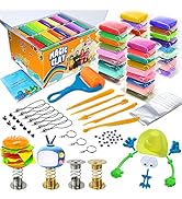 Modeling Clay Kit - 36 Colors Air Dry Magic Clay, Soft &amp; Ultra Light DIY Molding Clay with Sculpt...