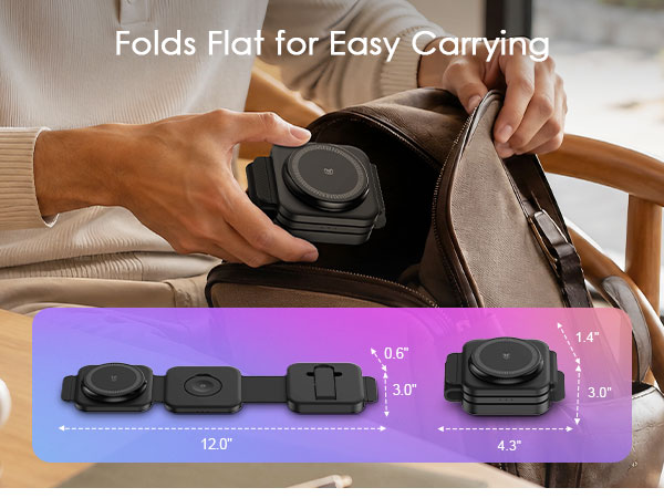 3 in 1 meta foldable charging station rayban apple watch iphone