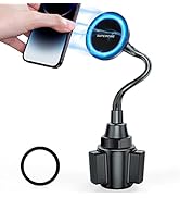 SUPERONE Upgraded for Magsafe Cup Holder Phone Mount,Universal Phone Holders for Car,Wireless Mag...