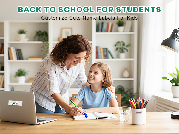 Name label maker machine for kids back to school 