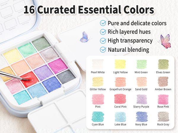 Watercolor Paint Set