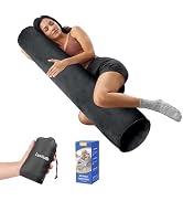 Luxtude Inflatable Body Pillow for Adults Kids, Travel Body Pillows for Side Sleeper, 47Inch Long...