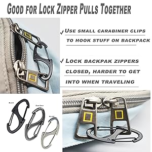 Bytiyar carabiner clips
