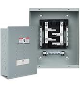 THQL Circuit Breaker Panels, 8-Space, 125A Circuit Breaker Distribution Box, 120V/240V Circuit Br...