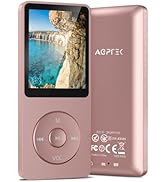 AGPTEK A02S 16GB MP3 Player, 70 Hours Playback Lossless Sound Music Player, Supports up to 128GB,...