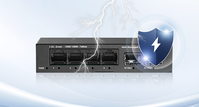 4-Port 2.5G Web Managed Ethernet Switch