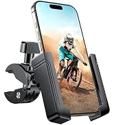 Miracase Bike Phone Holder, [Support Video Recording] Motorcycle Phone Mount, [Quick Lock] Bicycl...