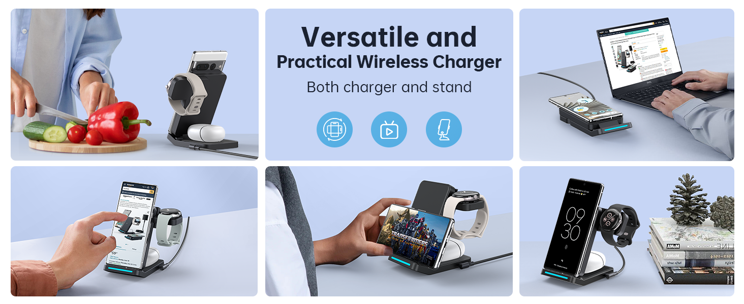 google wireless charger stand