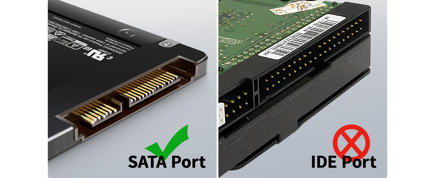 SATA III (6 Gbit/s) Straight Data Cable with Locking Latch for HDD/SSD/CD and DVD Drives