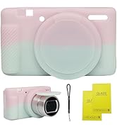 Camera Case for Sony ZV-1,ZV1 Camera Soft Case Cover Rubber Camera Sleeve with Removable Lens Cov...