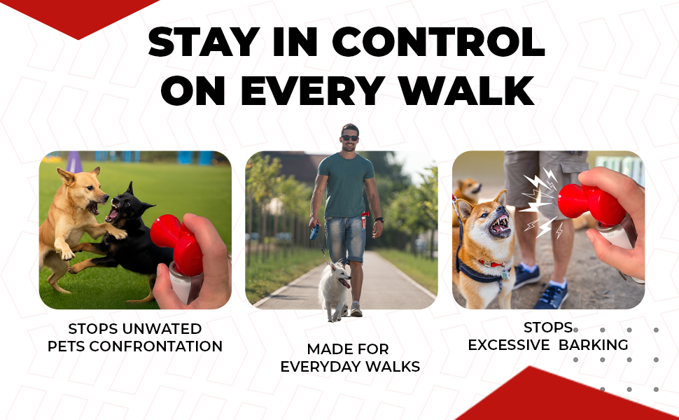 dog horn stop excessive barking pet confrontation coyote biking hiking camping better behavior