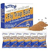 6x1.06oz Fly Bait Trap Refill Packets, Flies Attractant Refills for All Reusable Fly Traps Outdoor