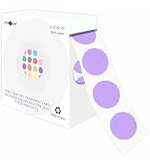PARLAIM 3/4 Inch Round Permanent Adhesive Color-Code Dot Stickers,1000 Stickers Roll dots Label D...