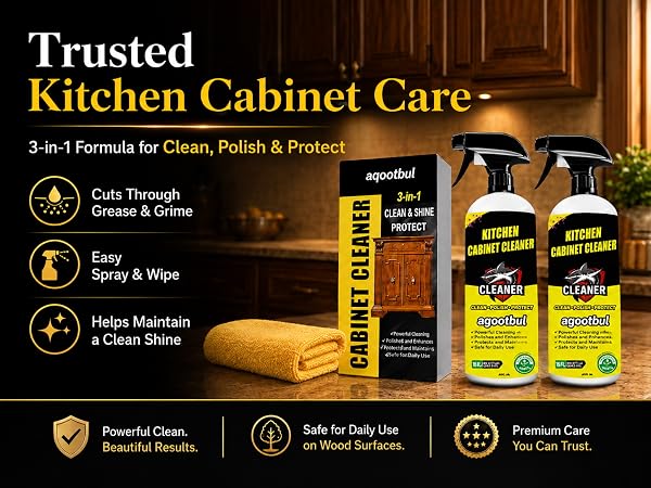 kitchen cabinet cleaner