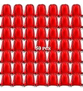 KUUQA 50Pcs Red Drawstring Backpack Bag Sack Drawstring Bags Bulk String Bags Storage Bags for Sp...