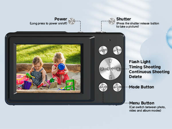 1080p black digital camera for kids,vintage digital camera.digital camera black