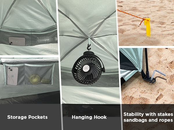 beach tent sun shelter
