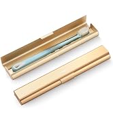 Oralphi Aluminum Toothbrush Travel Case, Portable Travel Toothbrush Holder, Durable Manual Toothb...