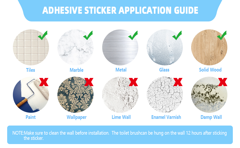 Adhesive sticker application guide
