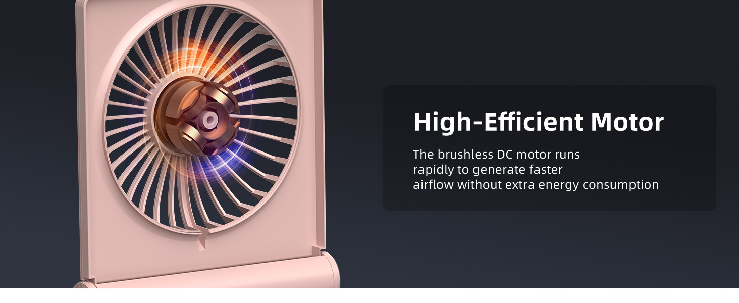 Koonie USB Fan, Strong Wind Ultra Quiet Small Desk Fan