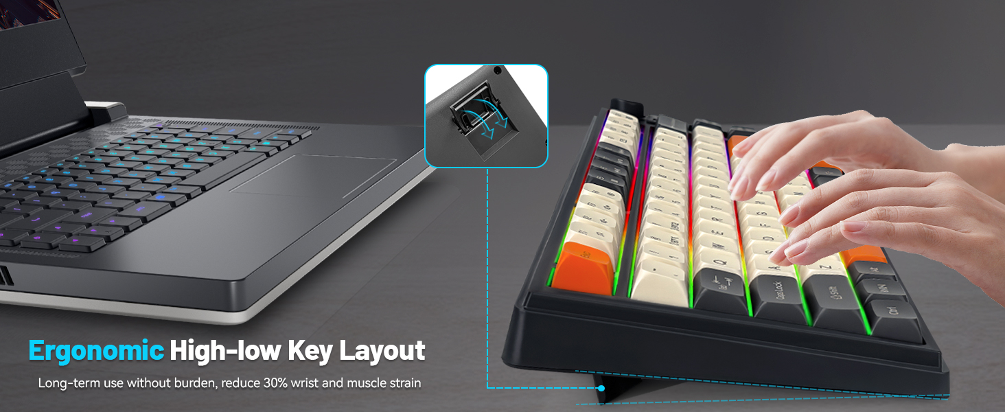 wireless keyboard for gaming and work