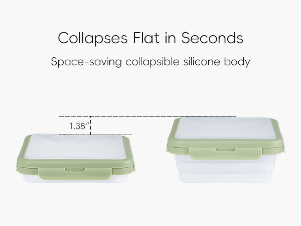 Reusable Silicone Food Storage Container