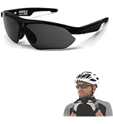Yeabomy Cycling Bluetooth Sunglasses,Sport Smart Glasses, Built-in Mic &amp; Open Ear Music Speakers,...