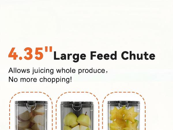 large feed chute juicer