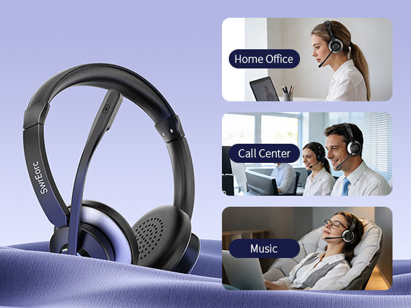 headsets with microphone for work