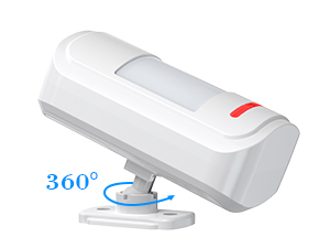 360° adjustable mount for flexible placement