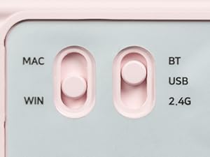 Pink Wireless Mechanical Keyboard 75% with Color Multimedia Screen Gaming Keyboard