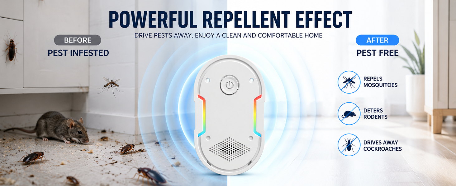 pest repellent ultrasonic plug in