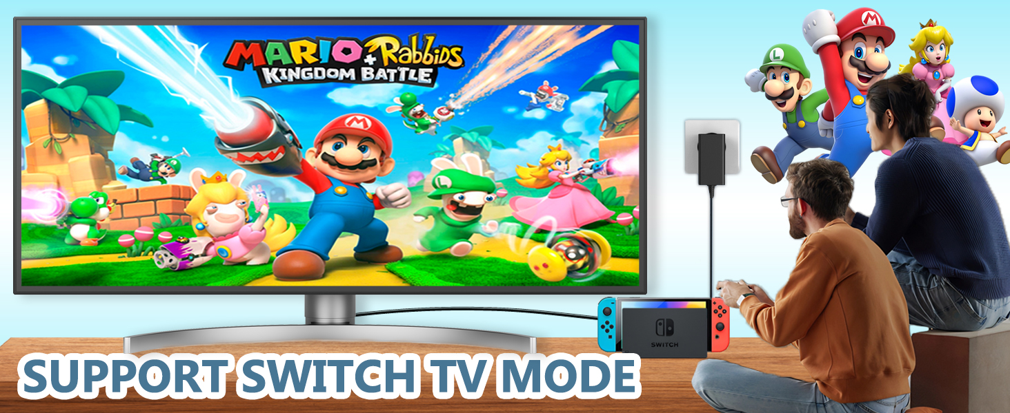 Switch charger, Switch AC Adapter with Switch Lite/Switch OLED/Switch Pro Switch Dock