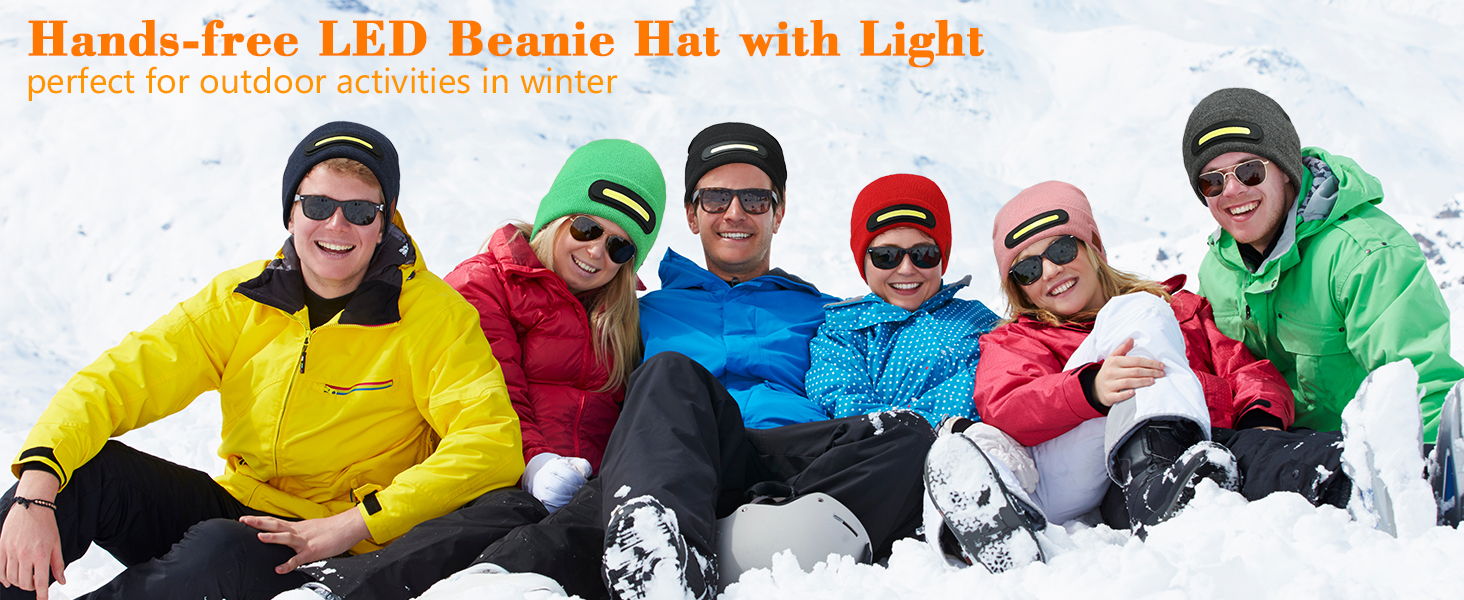 led beanie hats