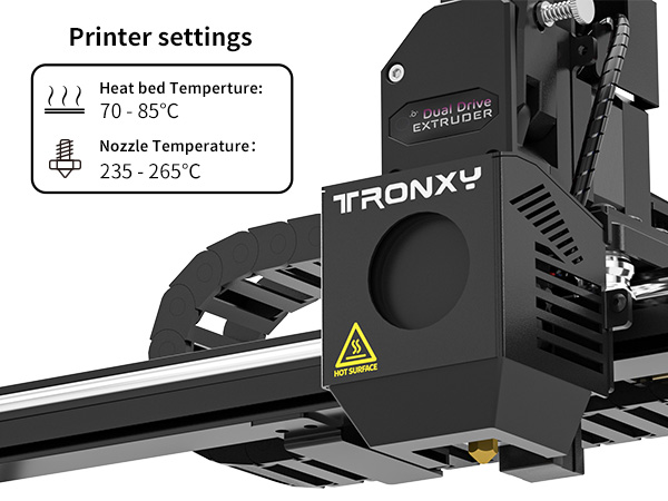 PETG filament up to 600mm/s