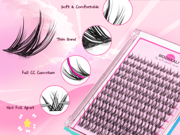 lash cluster natural eyelash cluster wispy cluster eyelash extensions managa lashes clusters fluffy