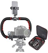 Zeadio Camera Handheld Stabilizer, Versatile Handle Grip Handheld Smartphone Video Rig with Carry...
