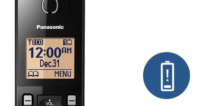 Long Battery Life with Low Battery Alert