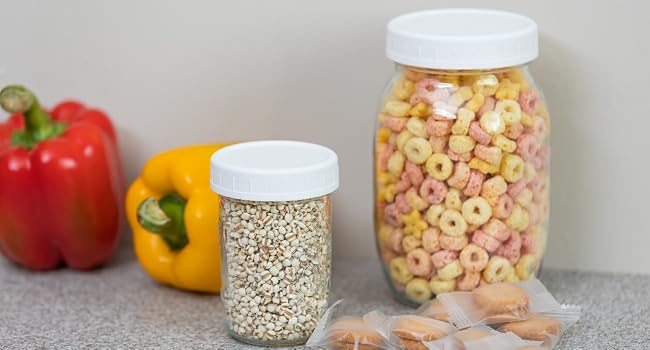 plastic mason jar lids