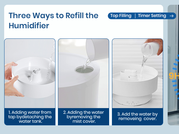 top fill humidifier