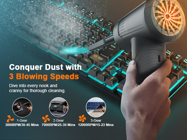 BNKKY 11-in-1 Compressed Air Duster