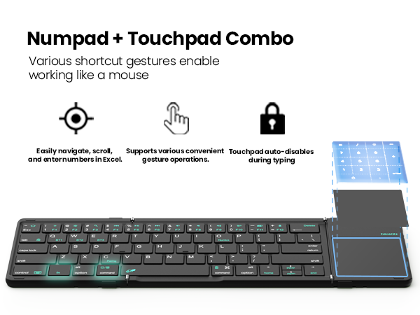 Numeric Keypad &amp;amp;amp; Touchpad Combo
