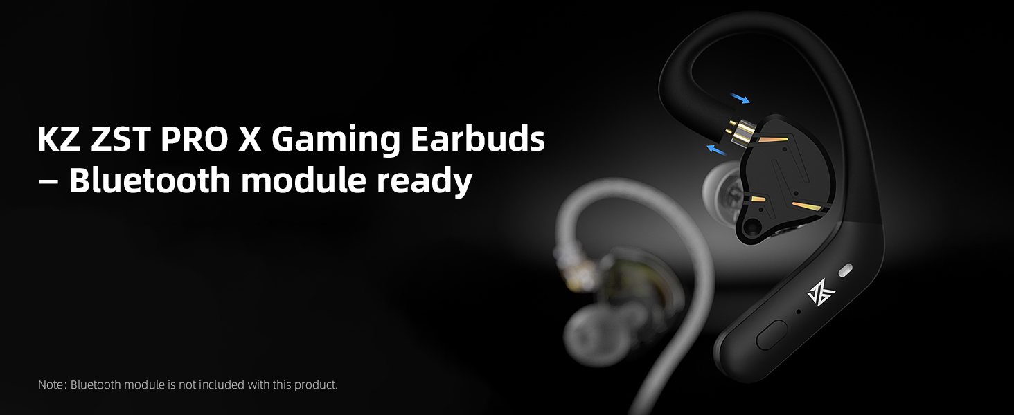 KZ ZST PRO X in Ear Monitor Headphones Wired Gaming Earbuds Wired Ear Buds HiFi IEM for Gaming