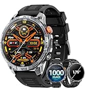 mingwear Military Smart Watches for Men,1.75? Smartwatch with 1000 mAh/Led Flashlight,Fitness Wat...