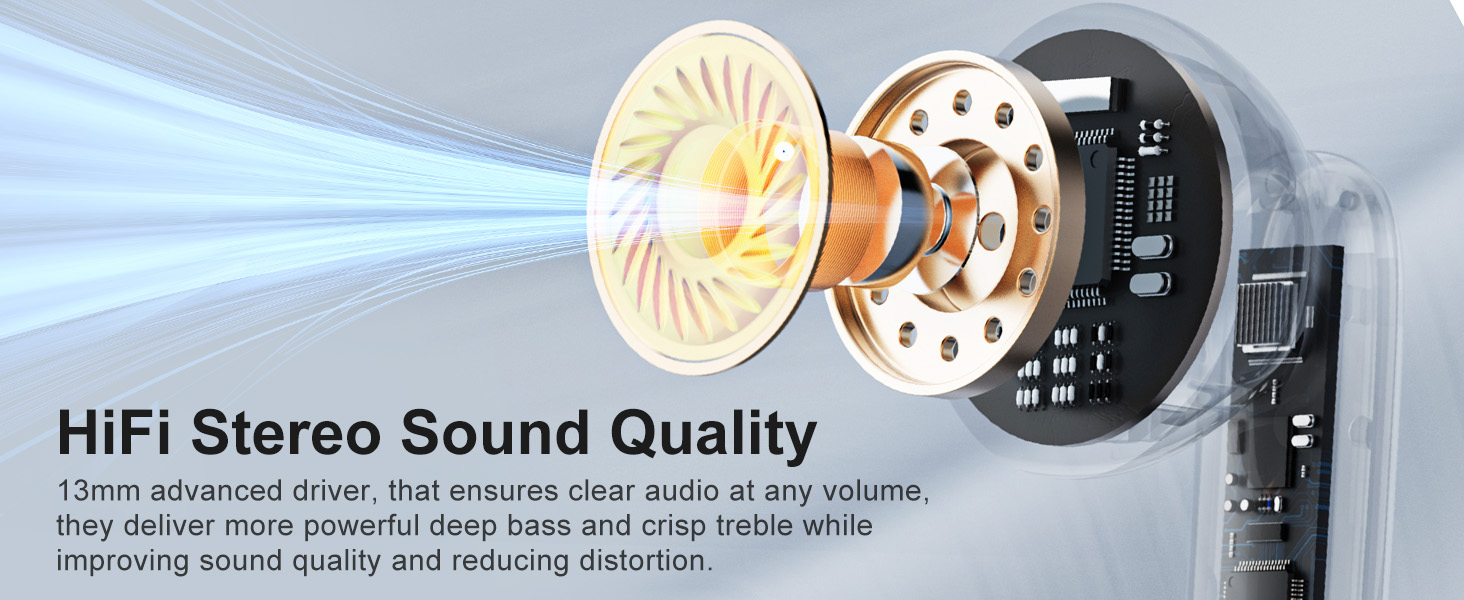 Hi-Fi Stereo Wireless Earbuds