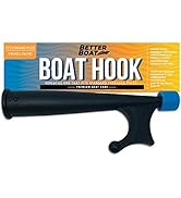 Telescoping Boat Hook Pole, Push Pole with 3/4" Thread Screw End, Docking Stick for Boats, Pontoo...