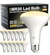 TJOY BR30 Led Bulb 65W Equivalent, Dimmable Flood Light Bulbs Indoor, E26 Base, 2700K Soft White,...