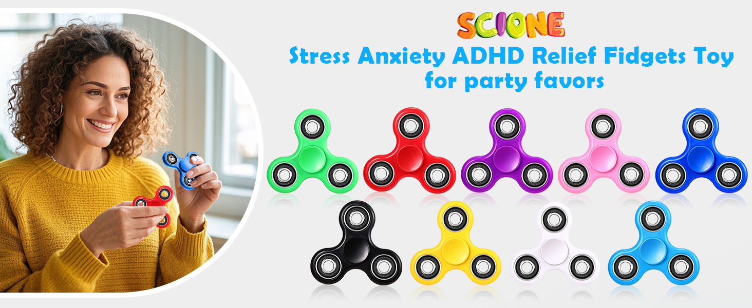 SCIONE 25Pcs Fidget Spinners