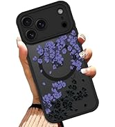 OOK Case for iPhone 17 Pro Max 6.9 Inch (Compatible with MagSafe) Floral Flowers Design Transluce...
